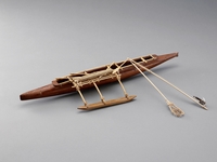 吐瓦魯獨木舟模型組