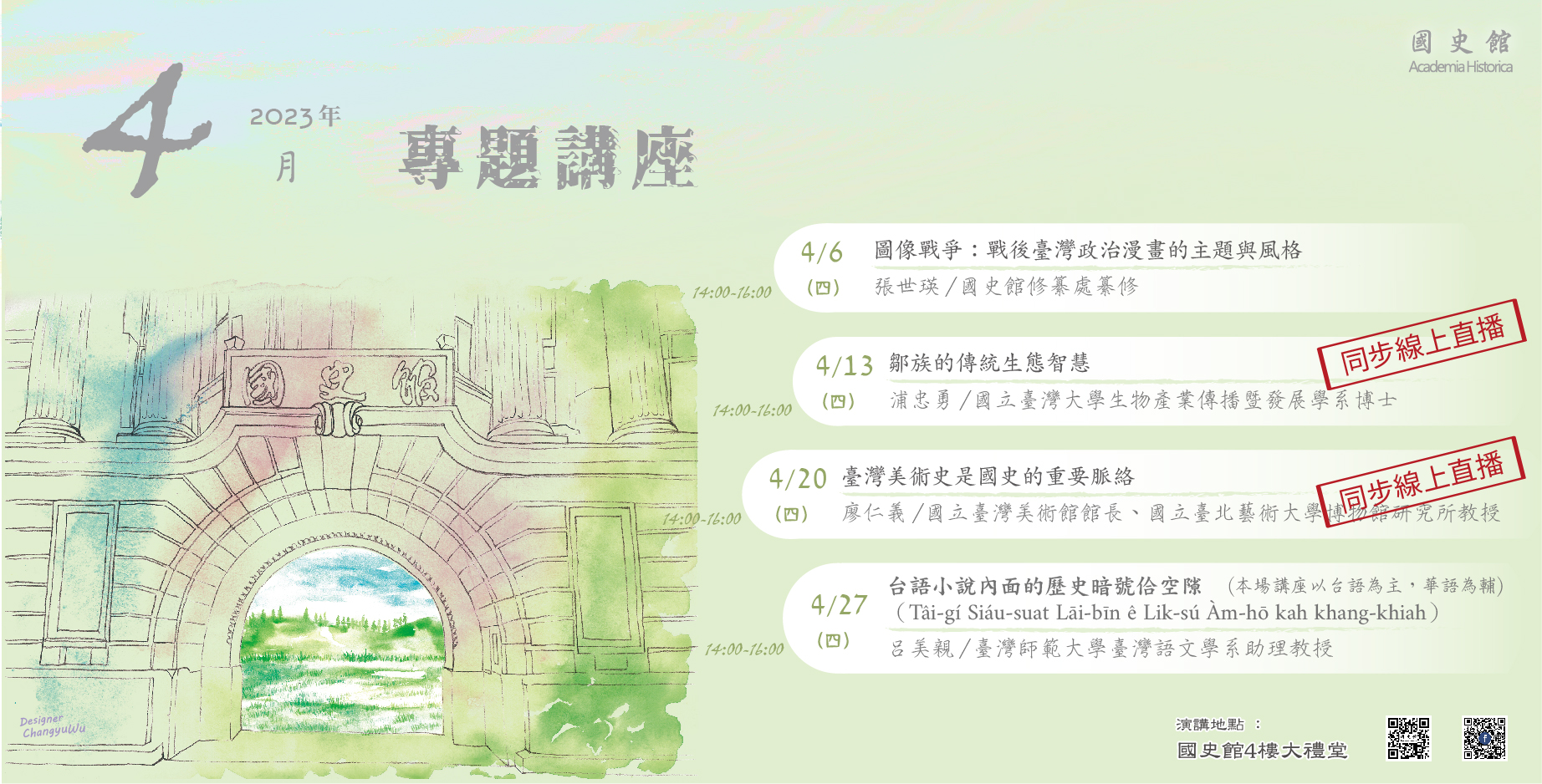 112年4月份演講